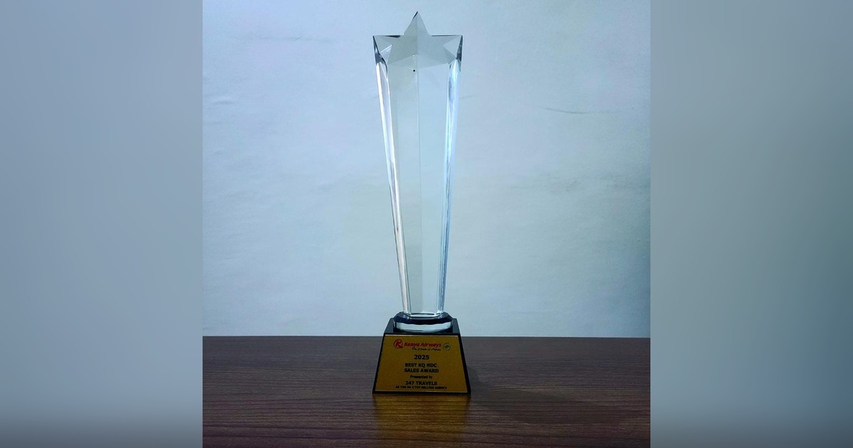 247 Travels Best KQ NDC Sales Award 2025 ✈️